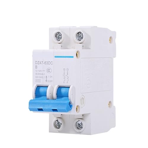 Disjoncteur 12V 24V 48V DC interrupteur à air 2P 40A auto moto solaire