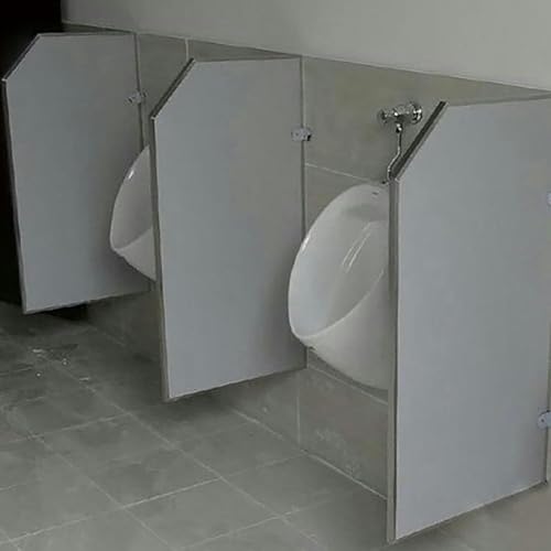 Partition urinaire murale contre le manque d'intimité des toilettes publiques avec code