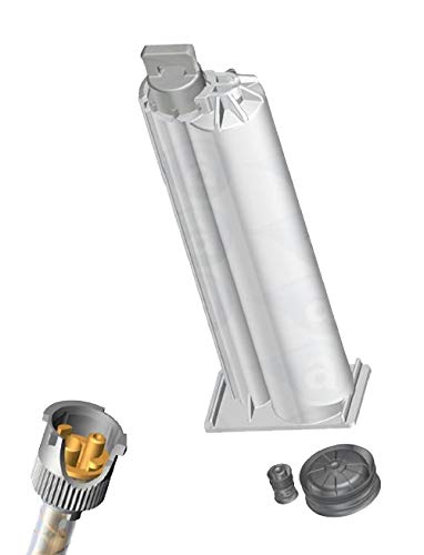 50ml/1.7oz Empty (5 Pack) 10:1 Ratio Dual-Barrel Cartridges + Pistons ONLY