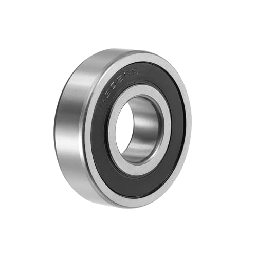 Image of HiPicco 6305-2RS Deep Groove Ball Bearings, ID I.D.=25mm, O.D.=62mm, Thickness=17mm Double Rubber Sealed Ball Bearing Pre-Lubricated Chrome Steel Z2 Lever