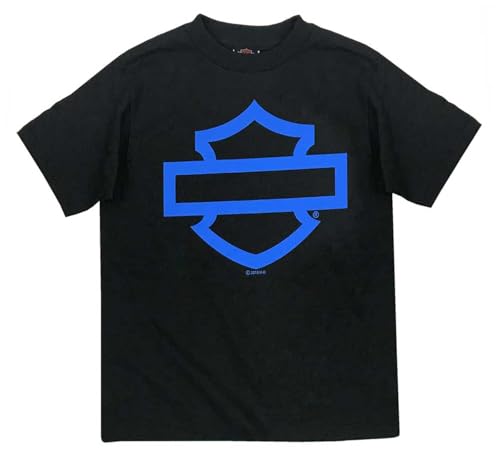 Harley-Davidson Big Boys' Bar & Shield Logo Short Sleeve T-Shirt - Black
