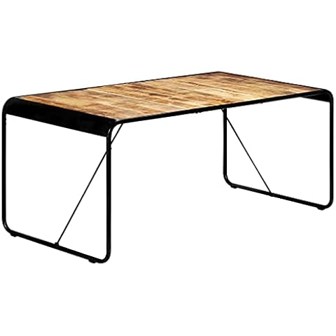 Table de Salle à Manger vidaXL en Bois de Manguier Cover