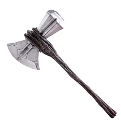 damdos Accesorios de Halloween para Cosplay de Odinson, Hacha rompetormentas, Mjolnir, mitología nórdica, hachas de Thor, Cosplay, Juego de rol, Armas, Regalos de cumpleaños | Ya disponible en tu tienda friki favorita! En mundofriki.es!