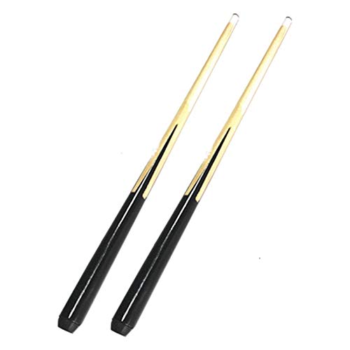 YRU 2 Pièces Queue De Billard, Queue De Billard Courte Queue De Billard à La Main 50-122cm Bois De Frêne Queues De Billard(Color:50cm) Cover