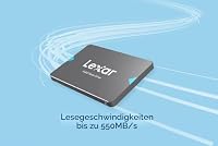 Lexar 2,5 Zoll SATA III (6 Gb/s) 256GB SSD, Solid-State-Laufwerk, SSD Festplatte Interne bis zu 550 MB/s Lesen, SATA SSD für Laptop, Desktop-Computer/PC – Ansicht 2