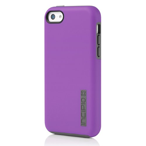 Incipio Dualpro Two Layer Case For Iphone 5C - Retail Packaging - Purple And Gray #TOP12