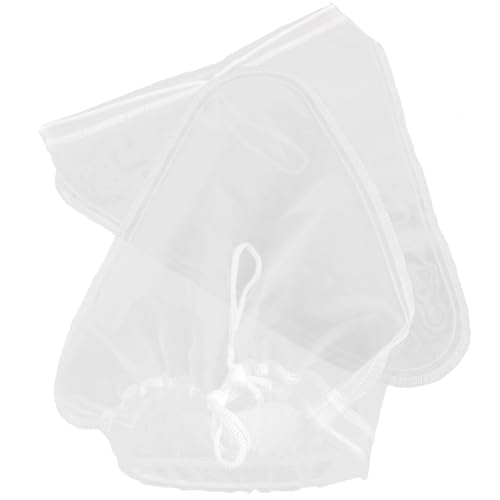 PRETYZOOM 2 Pièces Sachet Filtre à Cordon Lot Pour Aliments Lait De Noix Jus Filtre Nylon Maille Fine Sachet Pour Lait De Soja Jus De Fruits