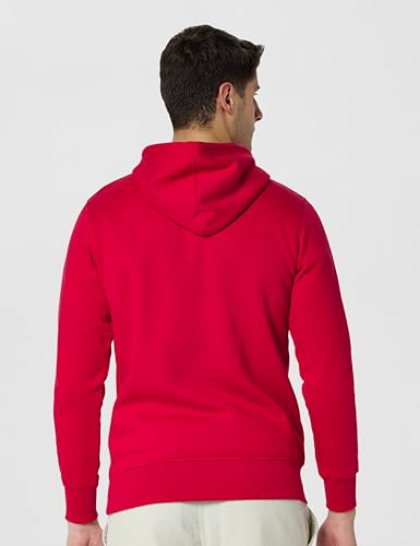 Image of Free Authority Superman Printed Regular Fit Red Ploycotton Men's Sweatshirt