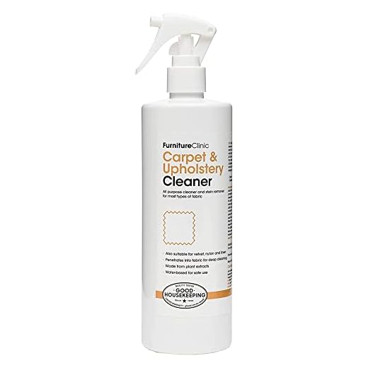 Furniture Clinic Carpet & Upholstery Cleaner | Deep Cleaning Spot & Stain Remover for Furniture, Fabrics, Rugs, Couches, Car Seats and More | Quick and Easy Application (17 Oz)