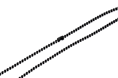 Sinleo DC-1002SGB-G3MMB7 Titanium Stainless Steel Small Beads Ball Chain Necklace thumb #3