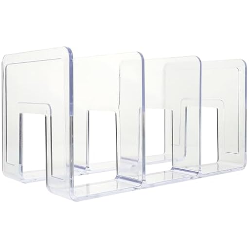 Cabilock Soporte para Guardar Libros Transparente de Acrílico, Organizador de Libros de Escritorio Tres Compartimentos, Deflector Estable para Oficina y Estudio | Ya disponible en tu tienda friki favorita! En mundofriki.es!