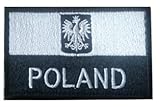Grom Polish Eagle Flag Embroidery Patch Armband Badge Military Decorative Sewing Applique Embellishment Tactical Patches (z6)