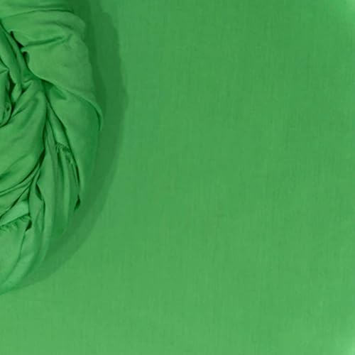 Image of 100% Pure Cotton Mulmul Fabric Material | Reusable Ultra Fine Mulmul Fabric | Lightweight Soft Smooth Piece Linning, Stole, Dupatta, Cushion Pillow Cover (Kelly Green, 2.5 Meters)