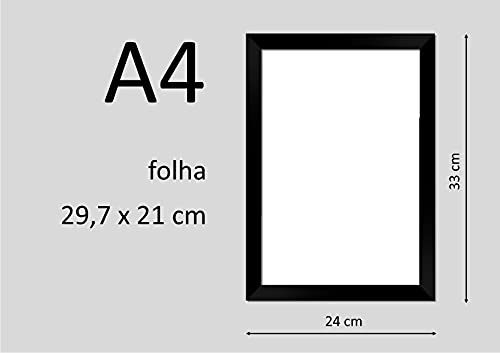 Quadro decorativo emoldurado A4 Gohan Sayajin Dragon Ball Anime Art