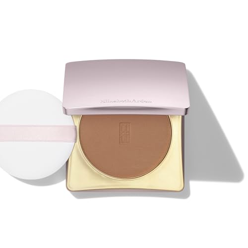 Elizabeth Arden, Flawless Skincaring Pressed Powder, Cipria Compatta per Viso, Polvere Fissante Trucco Effetto Mat, Tono Deep, 9,9 g