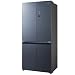 Midea Insta Fit Master American Fridge Freezer - Midnight Glass - E Rated