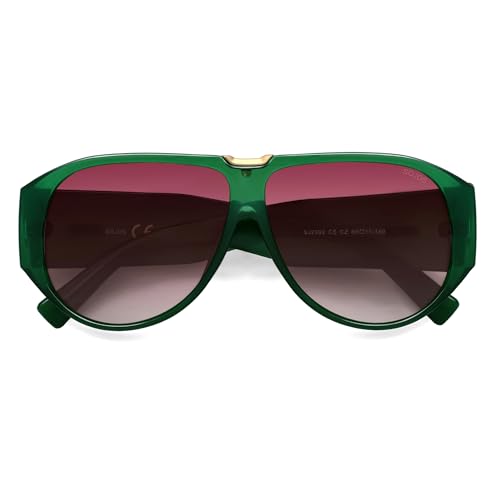 SOJOS Oversized Aviator Sunglasses Polarized Womens Mens Retro Trendy Vintage Big Square Shield SJ23923