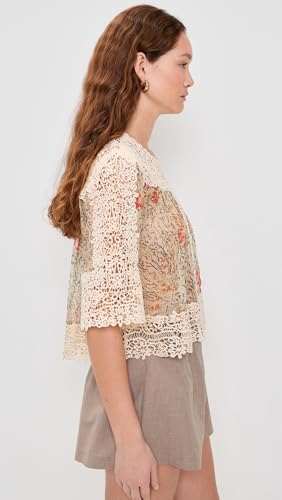 Blusa estampada Luisa para mujer Sea miniatura 5