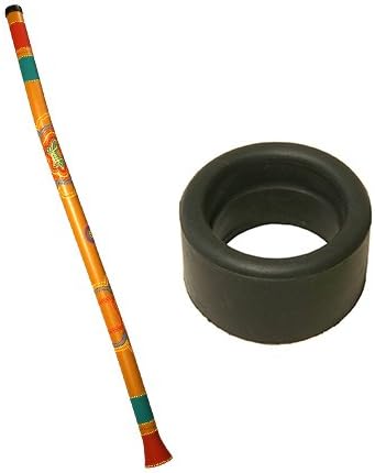 Hand Painted PVC Didgeridoo - Lizard Design w/Extra Mouthpiece