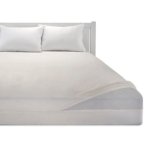 Heavy Duty Vinyl Zippered Twin Bed Mattress Cover Water Resistant Protector Size 39x75
