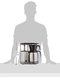 -Bonavita 8 Cup Coffee Maker, One-Touch Pour Over Brewing with Thermal Carafe, SCA Certified, Stainless Steel (BV1900TS)