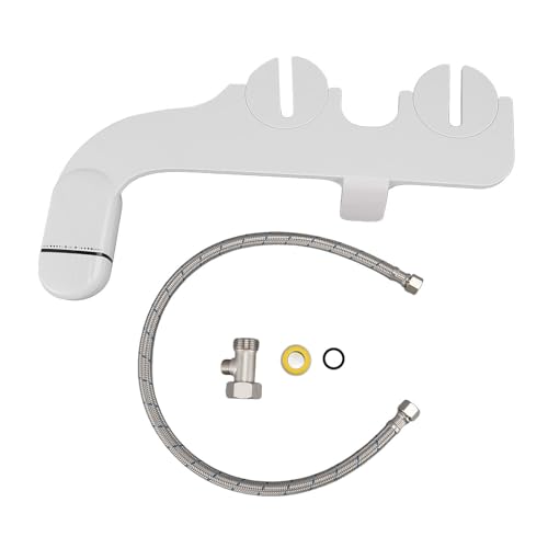 Pilipane Accesorio para inodoro bidé Presión de agua ajustable Fácil instalación Bidé de metal ABS duradero para inodoros estándar 9/16 pulg. 15/16 pulg.