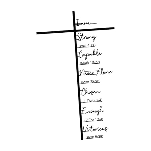 Cruz de pared metálica decoración cristiana para salón dormitorio y templos religiosos