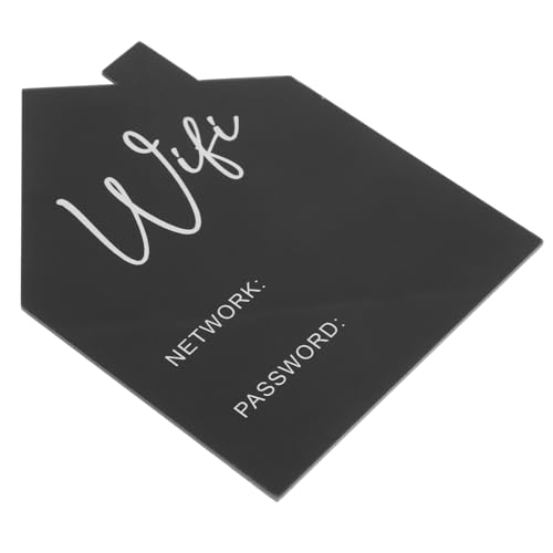 Amosfun Décoration De Logo Wifi Signe De Décoration Wifi Signe De Mot De Passe Wifi De La D'amis Invité Robinet Porter Signe De Code Wifi Signe Wifi...