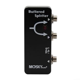 [ENHANCED SIGNAL] Preserve your guitar's tone with the Buffered Splitter, which eliminates muddiness often seen in passive splitters, delivering a clear and powerful signal directly to your amp. [APPLICATIONS] This splitter is essential for various s...