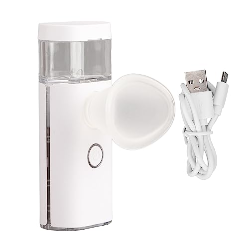 Pulverizador de Ojos Y Cara 2 en 1 USB Cool Mist Vaporizador Facial con Máscara para Ojos Pulverizador de Hidratación Portátil Y Práctico para Cara Y Ojos