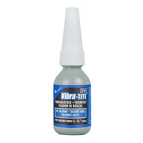 Vibra-Tite® 122 Schraubensicherung | Industriequalität | Mittelfest | Öl Tolerant & Ölverträglich | 10ml Flasche Blau