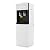 Top Loading Hot and Cold Water Dispenser 575W Freestanding Water Cooler Dispenser for 5 Gallon Bottle with 2 Spouts, Safety Lock, Cabinet, Indicators, Detachable Bucket Seat & Drip Tray