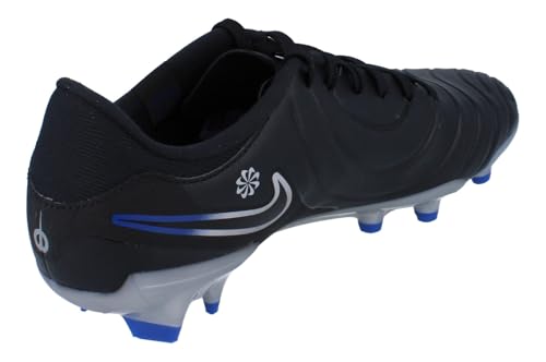 Nike Nike Legend 10 Academy FG/MG Mens Football Boots DV4337 Soccer Cleats (UK 9 US 10 EU 44, Black Chrome Hyper Royal 040)