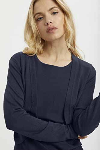 Bolero KAFFE Astrid mujer chaqueta corta torera manga larga punto ligero 2