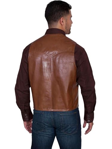 Scully Men's Lamb Leather Vest - 503-1892