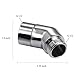 Shower Head Adapter,Solid Brass 135 Degree Shower Elbow Adapter,G1/2