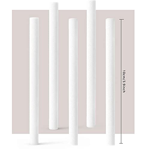 50PCS Humidifier Sticks Cotton Filter Refill Sticks Humidifier Replacement Filter Cotton Sticks Humidifier Filter Stick Car Diffuser Sponge Refill Sticks Wick for USB Radiator Mini Humidifiers Bedroom