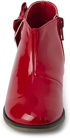 Gymboree, and Toddler Girls Faux Leather Booties,BIG RED,2 | Image 3