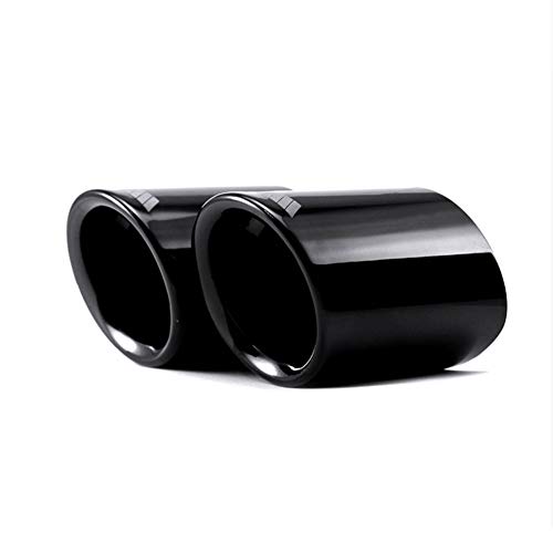 QWSNED Cabezal de Escape, Tubo de Escape de Acero Inoxidable, Tubo de Escape en el Extremo Exterior del silenciador del Coche, para BMW X1 F48 2019-2015