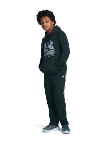 Image of Under Armour Boys 2-Piece Hoodie Sweatshirt and Fleece Pants Set, Outdoor Collection