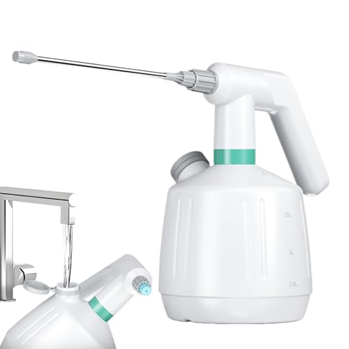 Pulverizador Recargable - Pulverizador con Batería Recargable | Manguera de Riego 2 litros para Jardinería Fertilización Limpieza Exterior