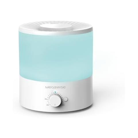 MegaWise Ultrasonic Cool Mist Humidifier SK7620 - 1.5L Capacity, Whisper-Quiet Operation, Adjustable Mist Output, Auto Shut-Off - Ideal for Home, Office, Baby Room, and Bedroom Cover
