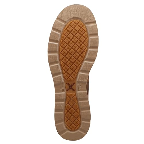 Twisted X Men's 6" Chelsea Wedge Sole Work Boot, Moc Toe Nano Toe3