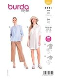  Burda Style Katalog-Schnittmuster Bluse und Longbluse mit Knopfleiste  Damen, Gr. 34-44  Nählevel: Mittel #6001