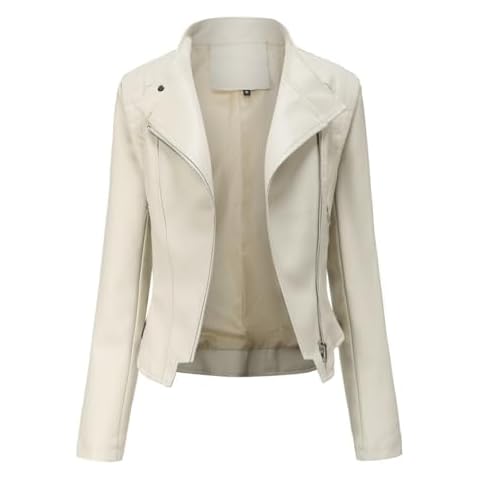 Blouson Cuir Femme YYNUDA Cover