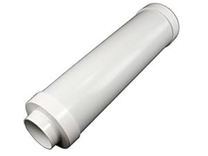 Schalldämpfer 2'' Zoll für Zentralstaubsauger - Variant - Lärmreduzierung - Weiß - Kanister - Zubehör - Staubsauger