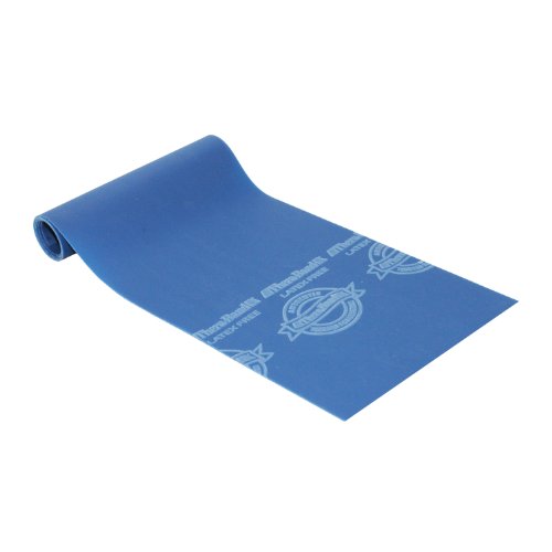 Fascia Elastica Thera-Band resistente in lattice, tensione e colore a scelta - 1.5 metri, Blu