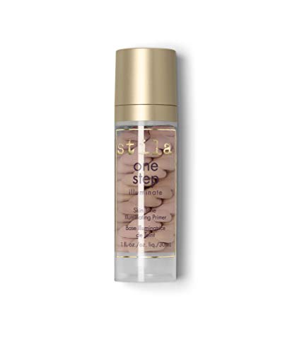 stila One Step Illuminate, Shimmering Perfecting Base Primer-Paraben & Cruelty-Free, 1 Fl Oz