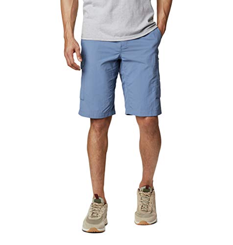 Image of Columbia Men's Regular Fit Shorts (AM4723 Cypress Heather Camo Print 40)