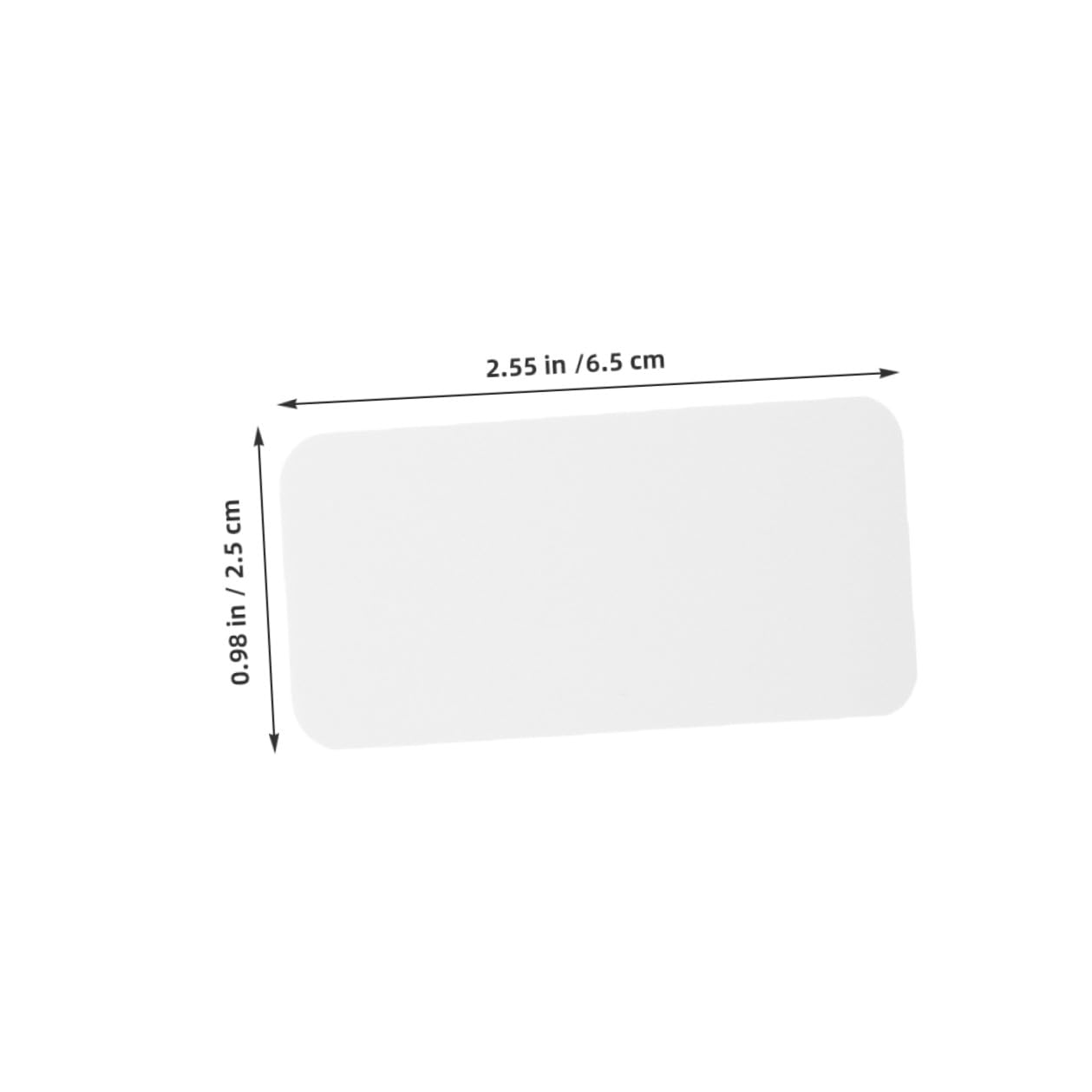 80pcs Portable Insect Specimen Mounting Boards Thickened 65x25mm Rounded Corners, Butterfly Display and Fixing Cards for Science Teaching and Lab Collection
